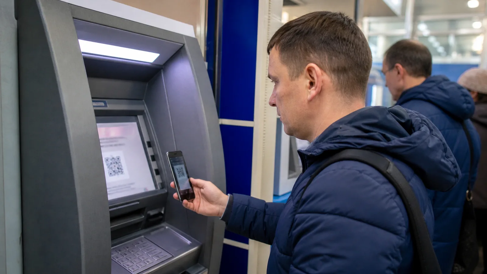 2. Снятие по QR-коду в банкомате