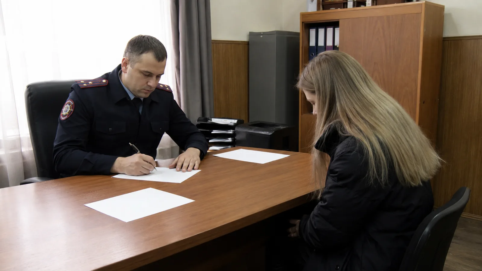 4. Шаг 3 &mdash; заявление в полицию по статье 159 УК РФ и талон-уведомление